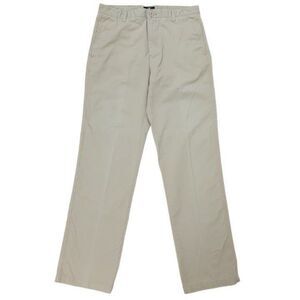 Calvin Klein Chino Pants Mens 32x34 Beige Cotton Flat Front Straight Leg Casual